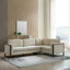 Arlowe 104'' Solid Wood L-Shaped Sectional Sofa with Plush Cushions