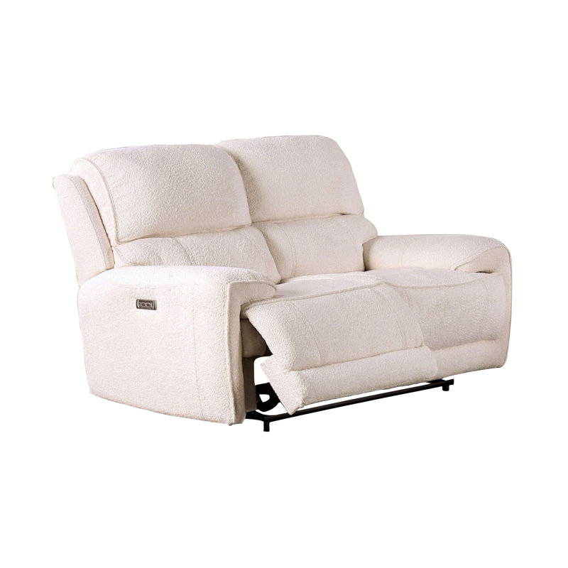 Causeuse électrique transitionnelle l 67,4 po, beige, Beige