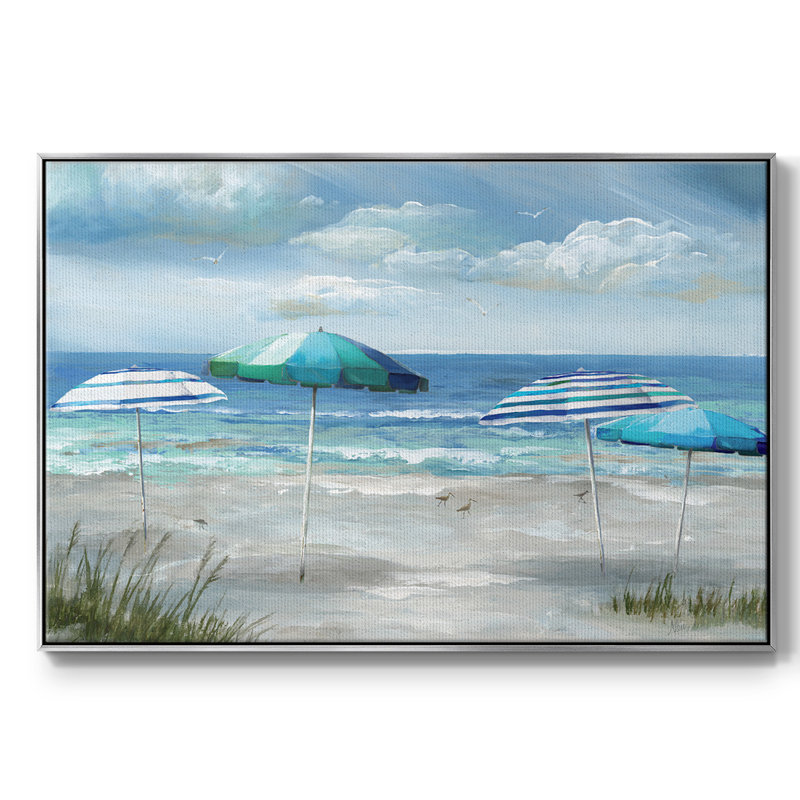 Oceanside, reproduction d'art sur toile, Argent, H 17 po x l 25 po x P 2 po