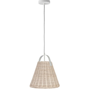 Shenandoah 1 Light Pendant - Wicker Shade