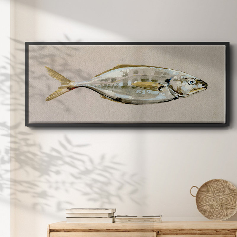 Fresh Fish Study I- Framed Canvas, 20" H x 50" W