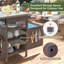 Chariot de cuisine roulant avec fonctions avancées pour la pelouse et le jardin-218681523