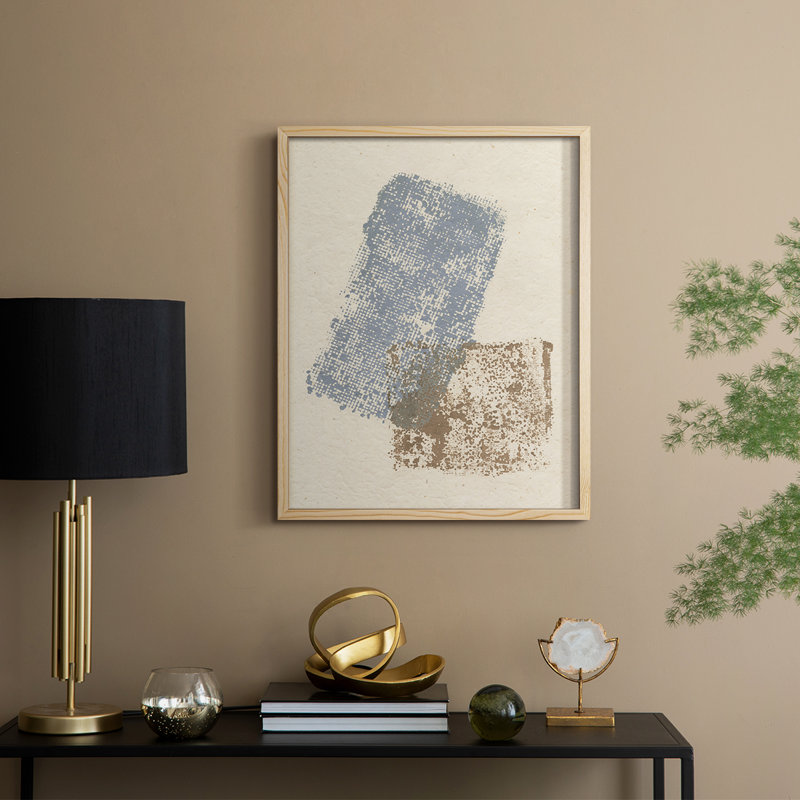 Embellished Scrim I Framed Print - Solid Wood, 11" H x 9" W