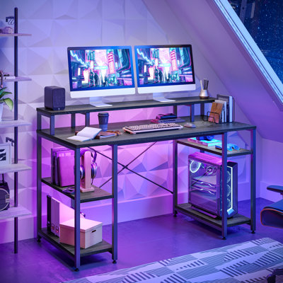 Kinslee 55inch Computer Desk with Monitor Stand
