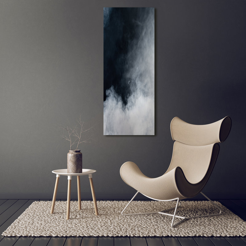 White Smoke - Wrapped Canvas Print