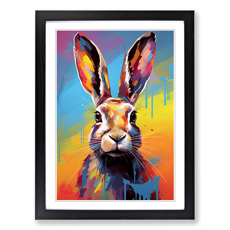 Hare Pop - Framed Print