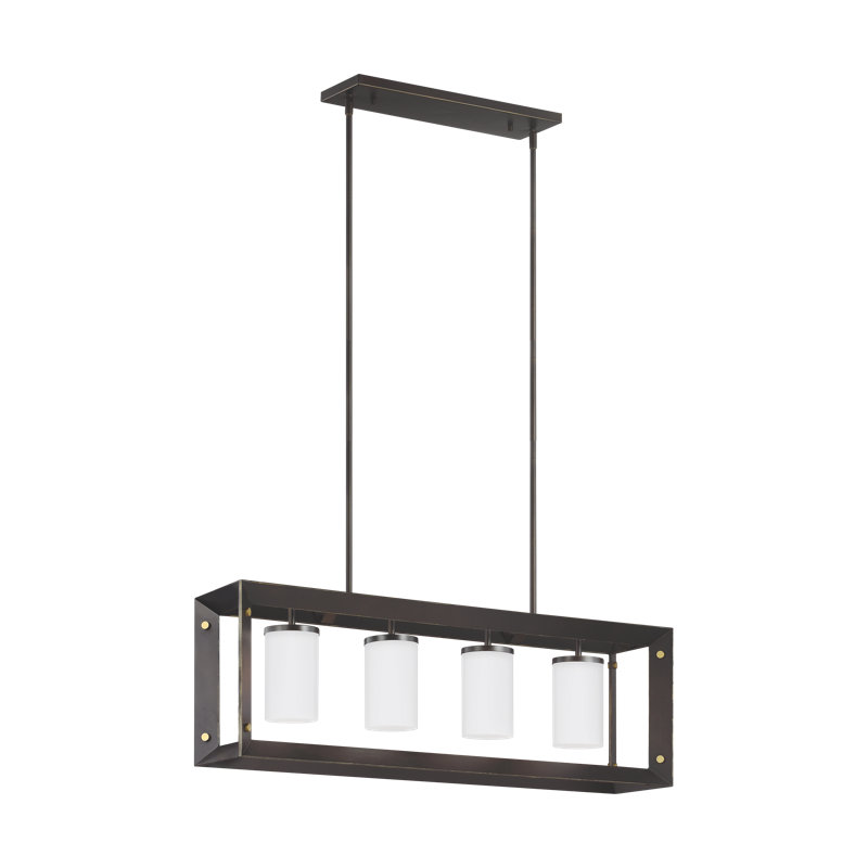 Neston 4 - Light Kitchen Island Pendant, Antique Bronze