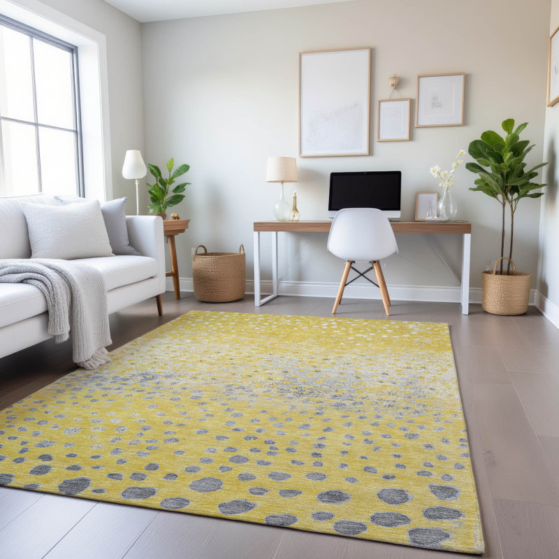 Tapis de qualité supérieure lavable à la machine Elize AMF1366, Rectangle 10 pi x 14 pi