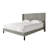 Velvet Platform Wingback Bed -1255478818-1255478820