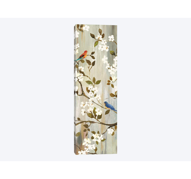 «Bloom I» par Asia Jensen, impression sur toile tendue, H 36 po x l 12 po x P 1,5 po, Toile tendue