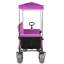 3-In-1 Collapsible Wagon Converts To Bench Convertible Folding Wagon Cart With Canopy &Rear-Mounted Folding Tabletop-330872746