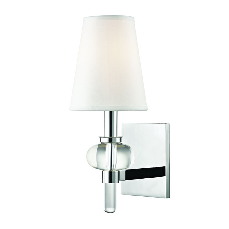 Luna Solid Brass Wallchiere, Polished Chrome