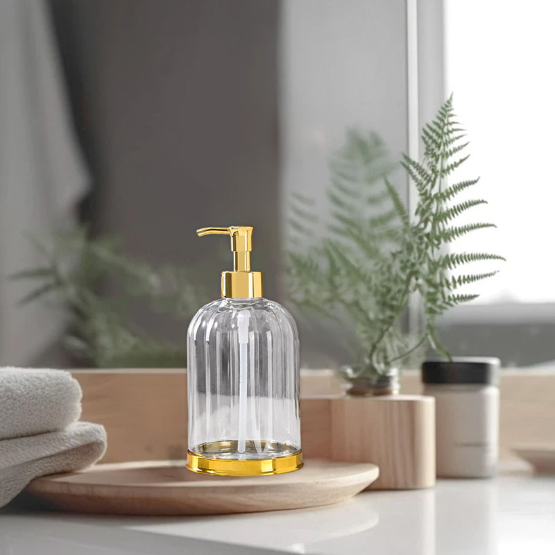 Bouteille d'eau 450 ml Distributeur de mains Bouteille Good Look Hands, Clair