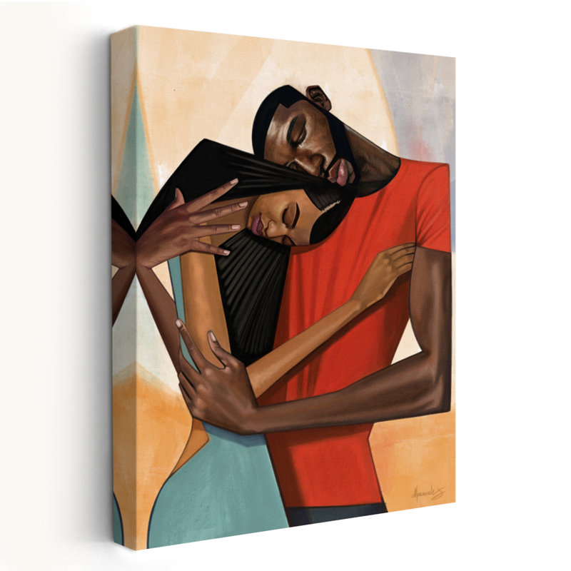 Confort - art romanesque afro-américain, H 48 po x l 32 po