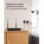 Système de caméra de sécurité 8CH 3MP NVR avec disque dur de 1 To, 4 projecteurs WIFI, audio bidirectionnel, à brancher
