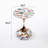 Mermaid Tail End Coffee Table Round Side Table