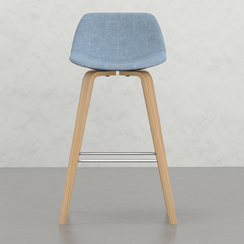 Tabouret à hauteur de comptoir / bar Harvard (ensemble de 2), Bleu