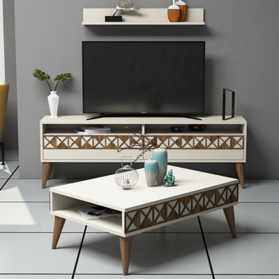 Caruso Unfinished TV Stand for TVs up to 55"