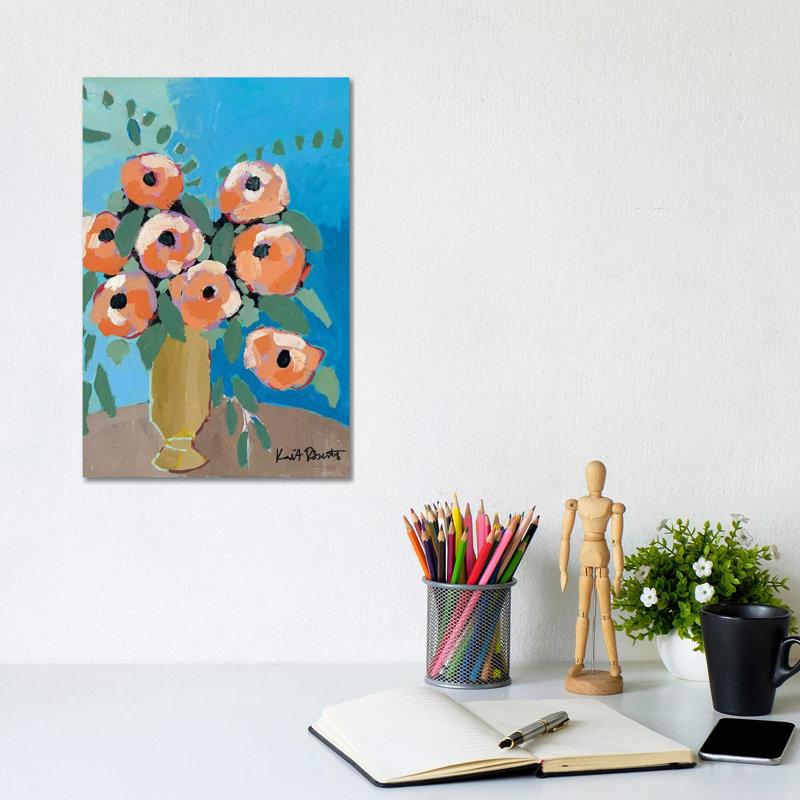 Bouquet For by Kait Roberts - Wrapped Canvas Gallery-Wrapped Canvas Giclée, 30.48 cm H x 20.32cm W