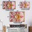 Ensemble de reproduction d'art mural Golden Golden Lotus Essence - Boho Mandala-108309840-108309846