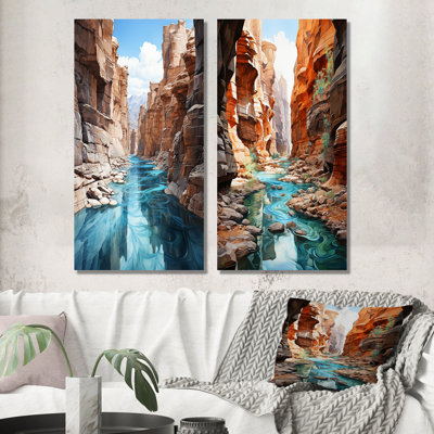 " Canyon Endless Journey VII " 2 - Pieces
