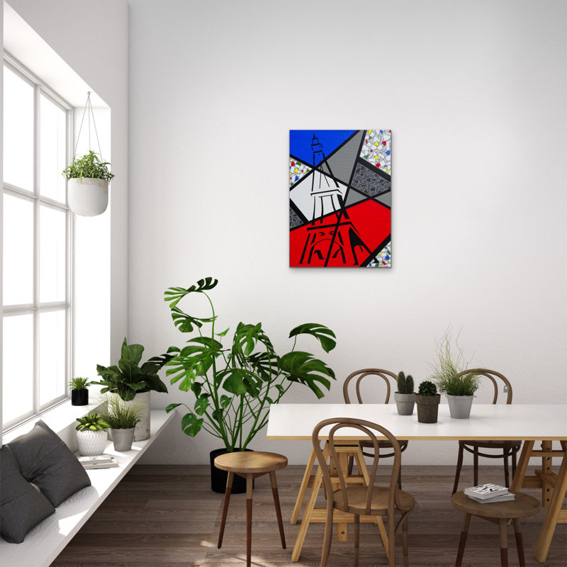 Vive La France! Painting by Eddie Bruckner