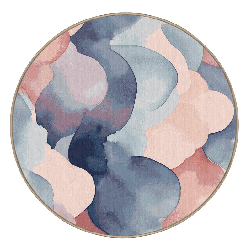 Dewy Waves Rug, Round 7'