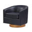 Fauteuil demi-tonneau pivotant