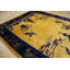 Antique Chinese - Art Deco Yellow Room Size 1920s Rectangle Wool Knotted Rug