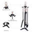 Amiyiah Iron Fireplace Tool Set