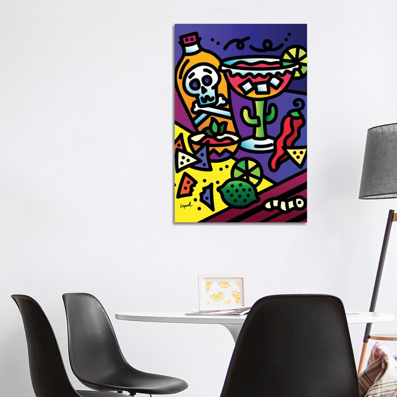 Margarita Night 1 Piece Wrapped Canvas Wall Art, 101.6 cm H x 66.04 cm W x 3.175 cm D