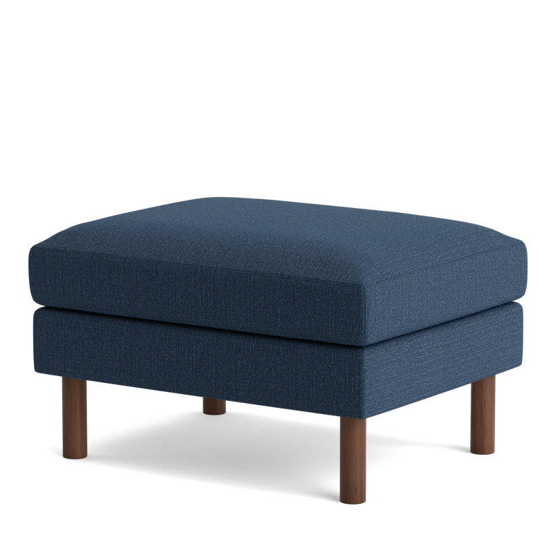 Laguna Ottoman, Performance Weave - Navy