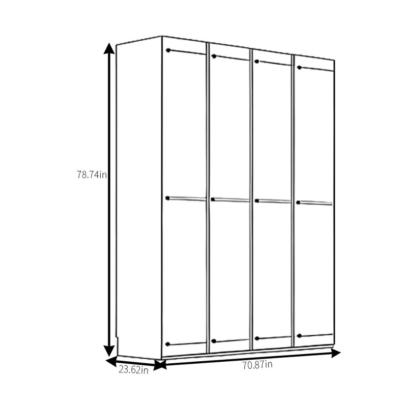 Classic Retro Minimalist Wardrobe