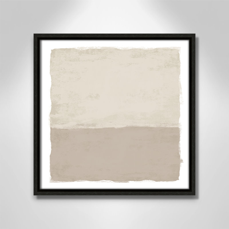 «Silent Sands II» par Natalie Carpentieri, Espresso, H 13,5 po x l 13,5 po