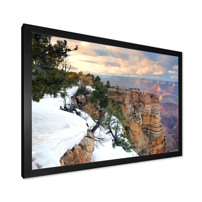 Sonora Serenade - reproduction sur toile, Cadre photo noir, H 24 po x l 32 po x P 1 po