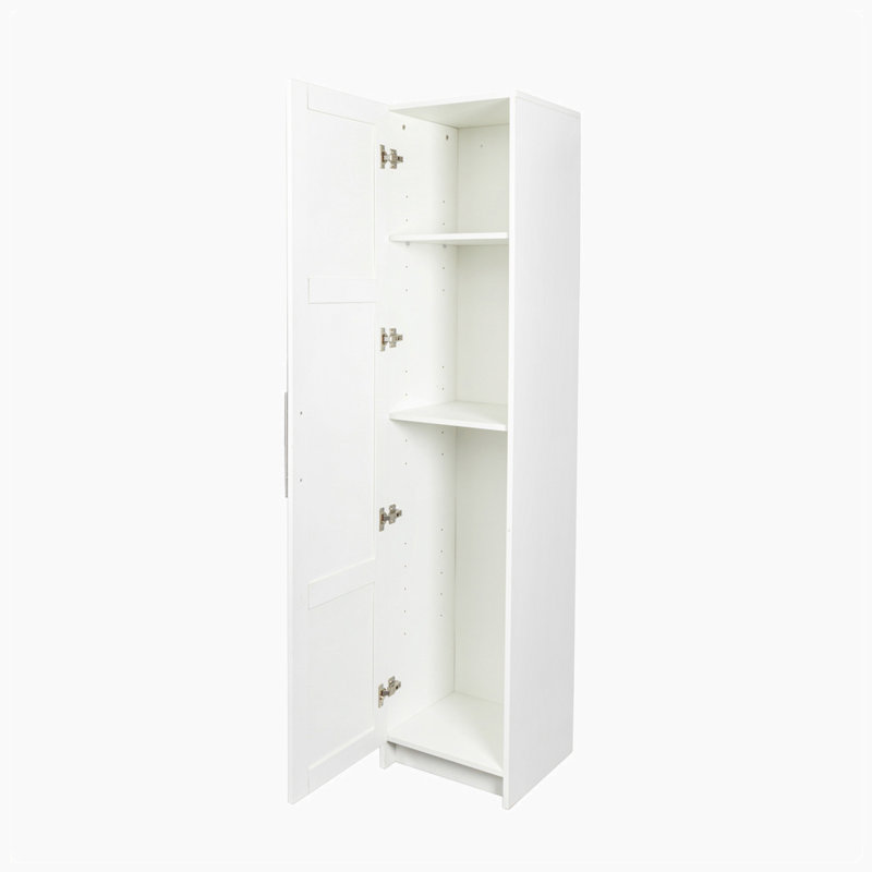 Amagansett 70.87" H x 15.75" W x 15.75" D White Tall Cabinet, Stackable Storage Cabinet