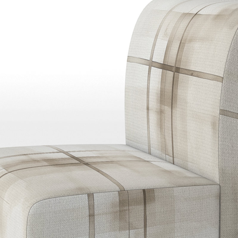Fauteuil de chambre Abstract Minimalisme, Pantoufle sans accoudoirs