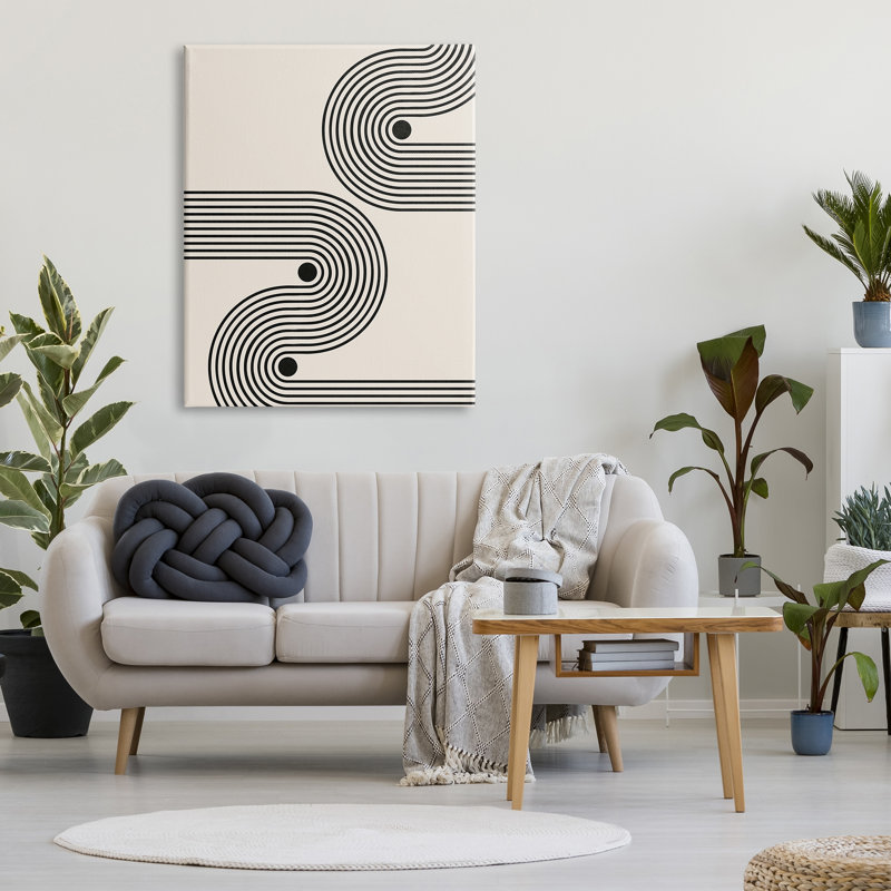 Conception d'art moderne sur toile Stupell Industries par LivinLi, H 48 po x l 36 po x P 1,5 po