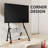 Symple Stuff Mobile TV Stand For 55-78 Inch TV Roling Floor TV Cart-350519214