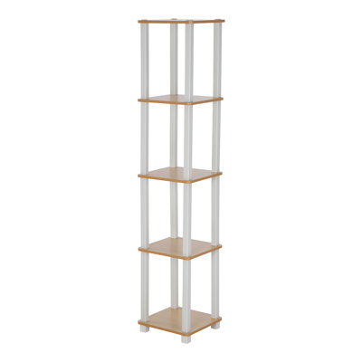 Mandrin 5 Tier Shelving Bookcase