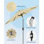Parasol de patio, parasol de table extérieur de 9 pi avec manivelle et inclinaison à bouton-poussoir, 8 baleines robustes pour terrasse, cour-129181299-129181304