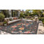 Tapis d'intérieur/extérieur vintage à motif floral résistant aux UV-339821972-339821973