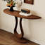 Console en bois massif brun noisette-1849238800