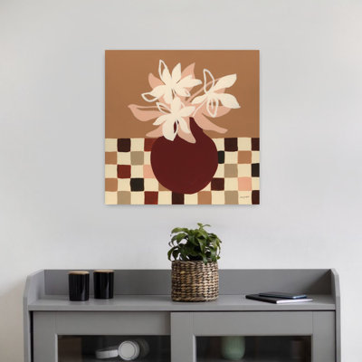 Lys calico modernes avec art noir beige