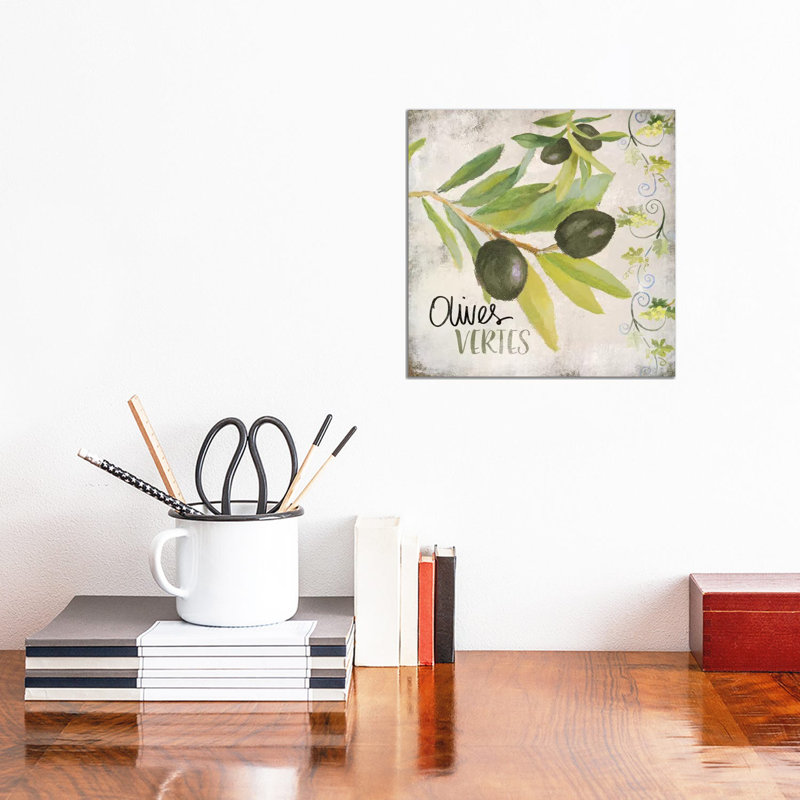 Olives Vertes by Lanie Loreth - Wrapped Canvas Gallery-Wrapped Canvas Giclée, 30.48 cm H x 30.48 cm W