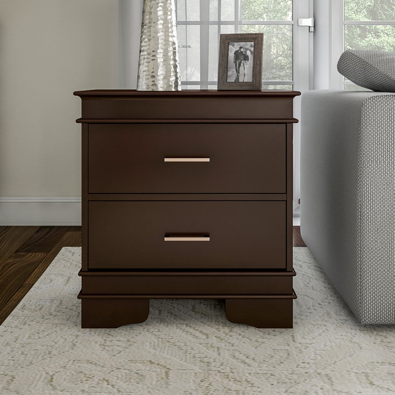 55.88cm W Manufactured Wood Bedside Table