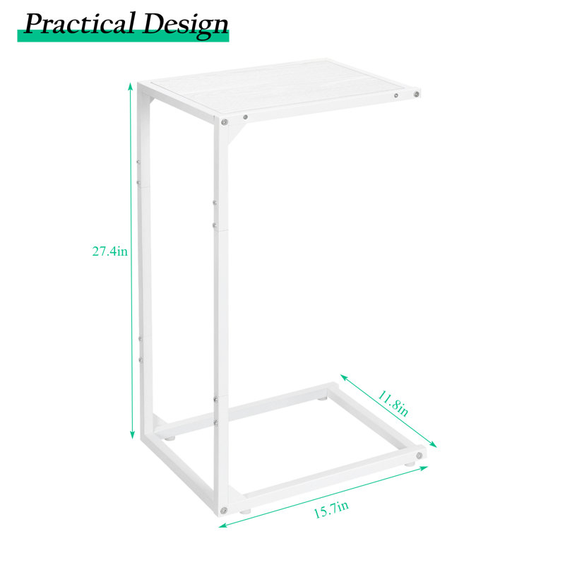 C-SHAPED TABLE, TV TRAY SET 2-PIECE SET