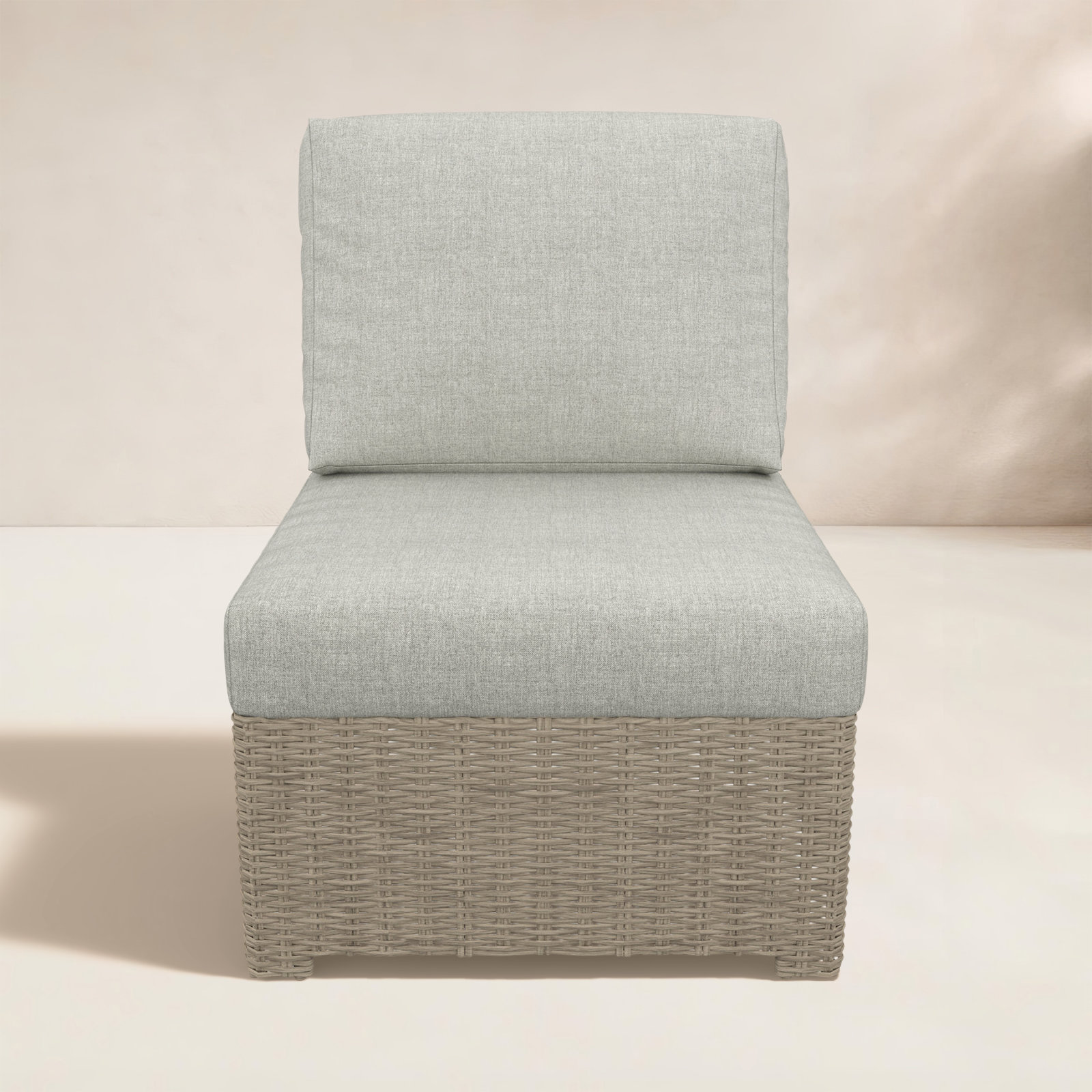 Henri Sunbrella® Patio Lounge Chair, Canvas Granite