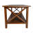 Crary Farmhouse Style Solid Wood Coffee Table with Traditional Crisscross Accents-724120806-724120807