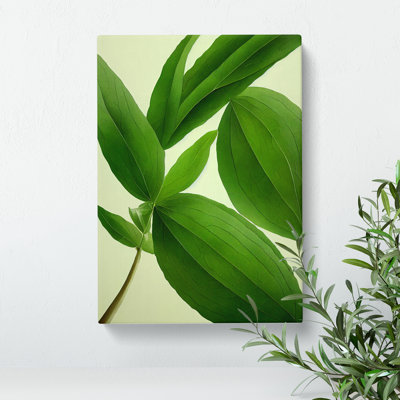 Plant Leaves No.2 - Wrapped Canvas